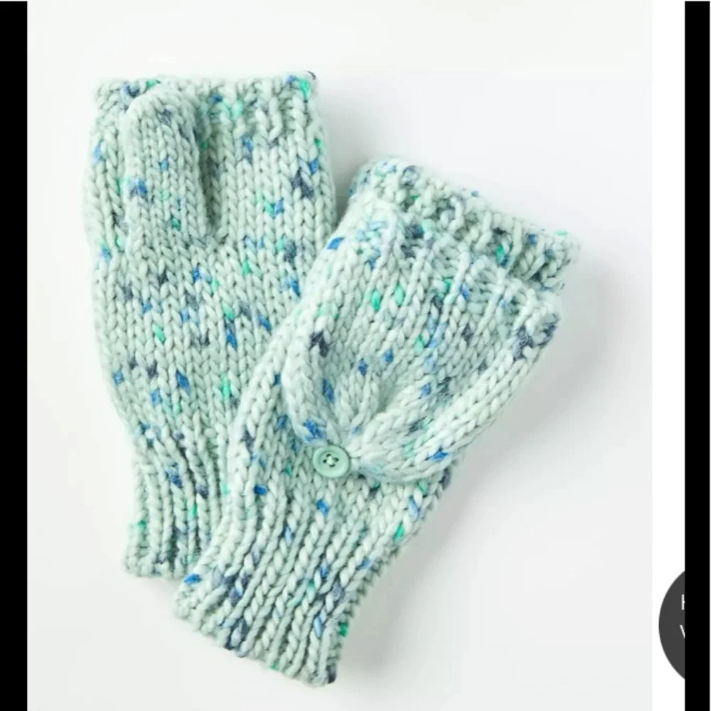 NWT LOFT‎ Cozy Flecked Flip Gloves - Sweet Dreams